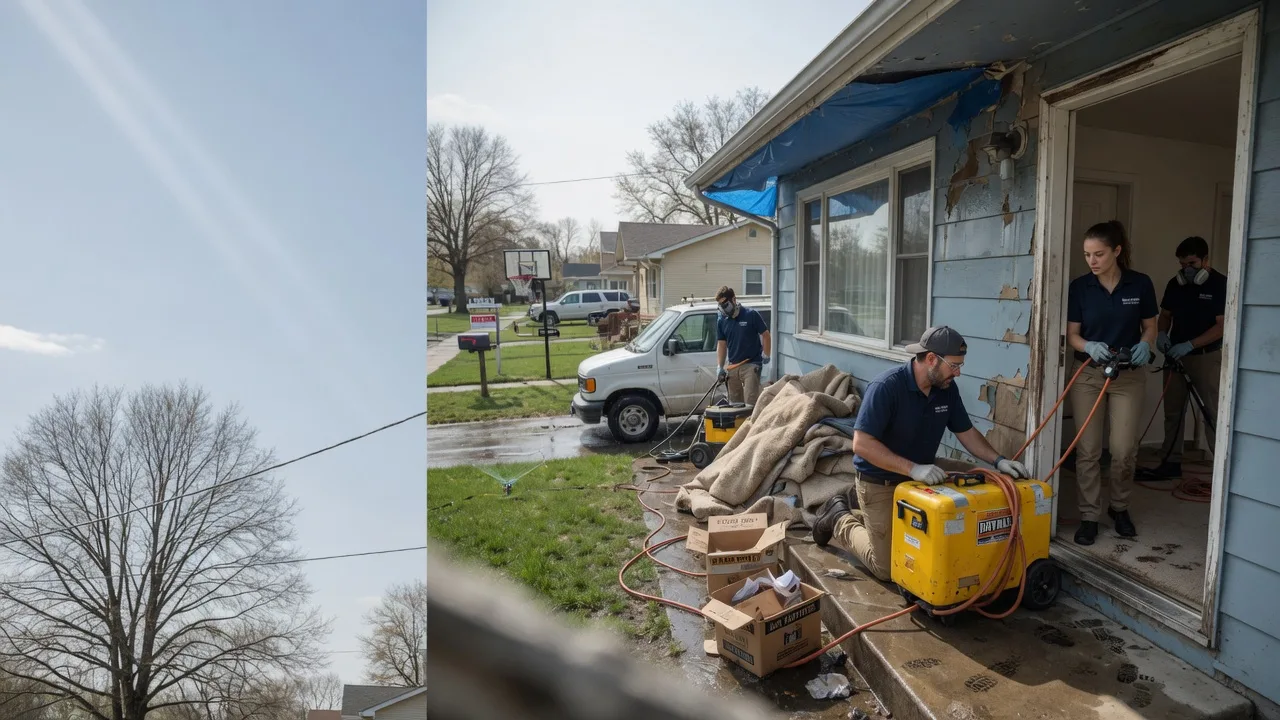 Basement Flood Cleanup in Onaka, SD near me
